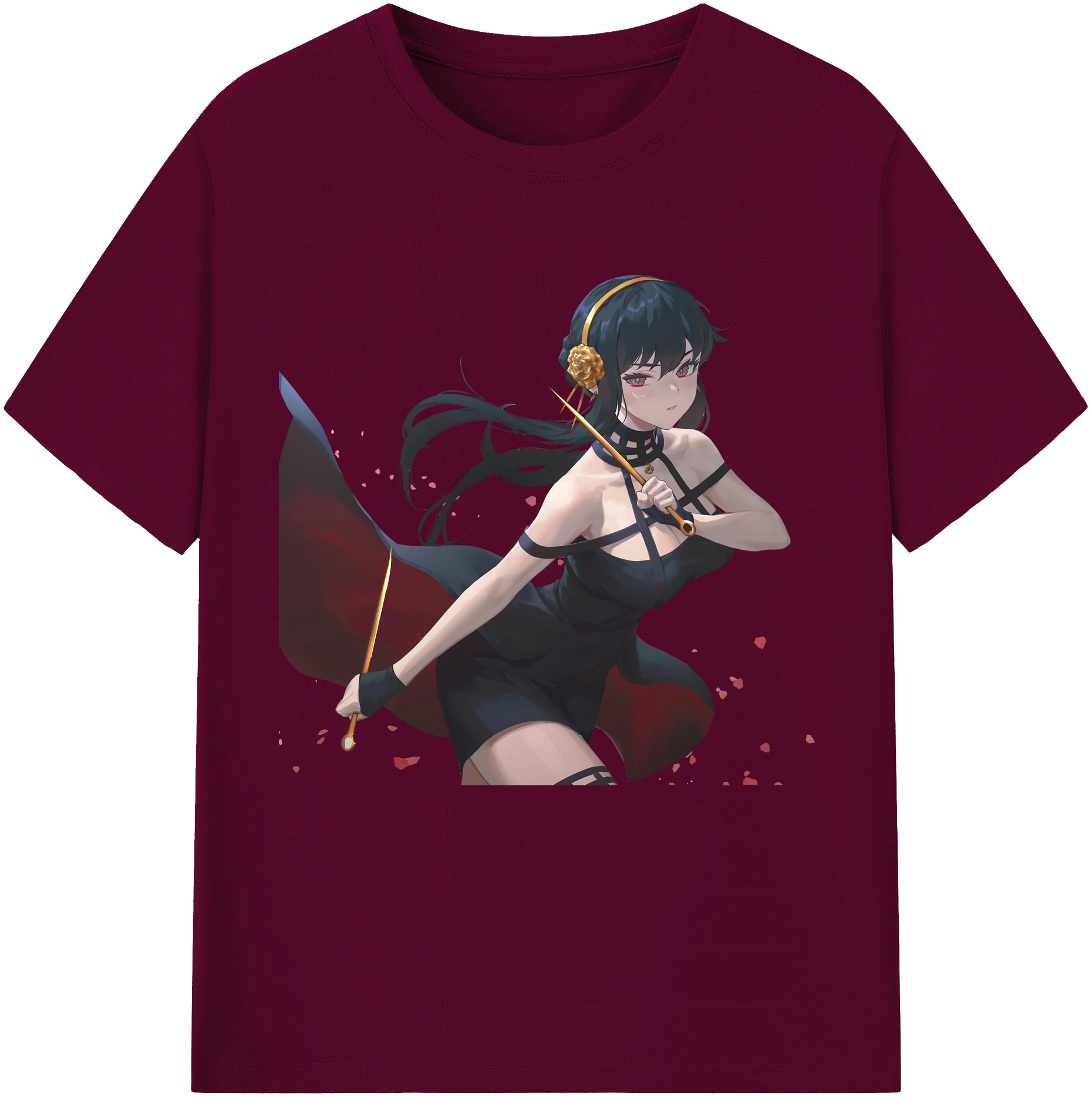 （画像用） SPY×FAMILY间谍家家酒 レディースカジュアルプリントTシャツ（綿100％）